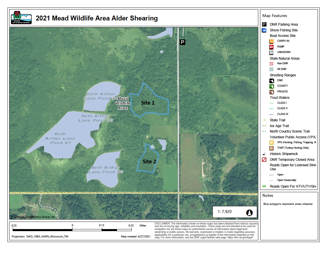 Mead Wildlife Area Alder Regeneration (Wisconsin) - RGS