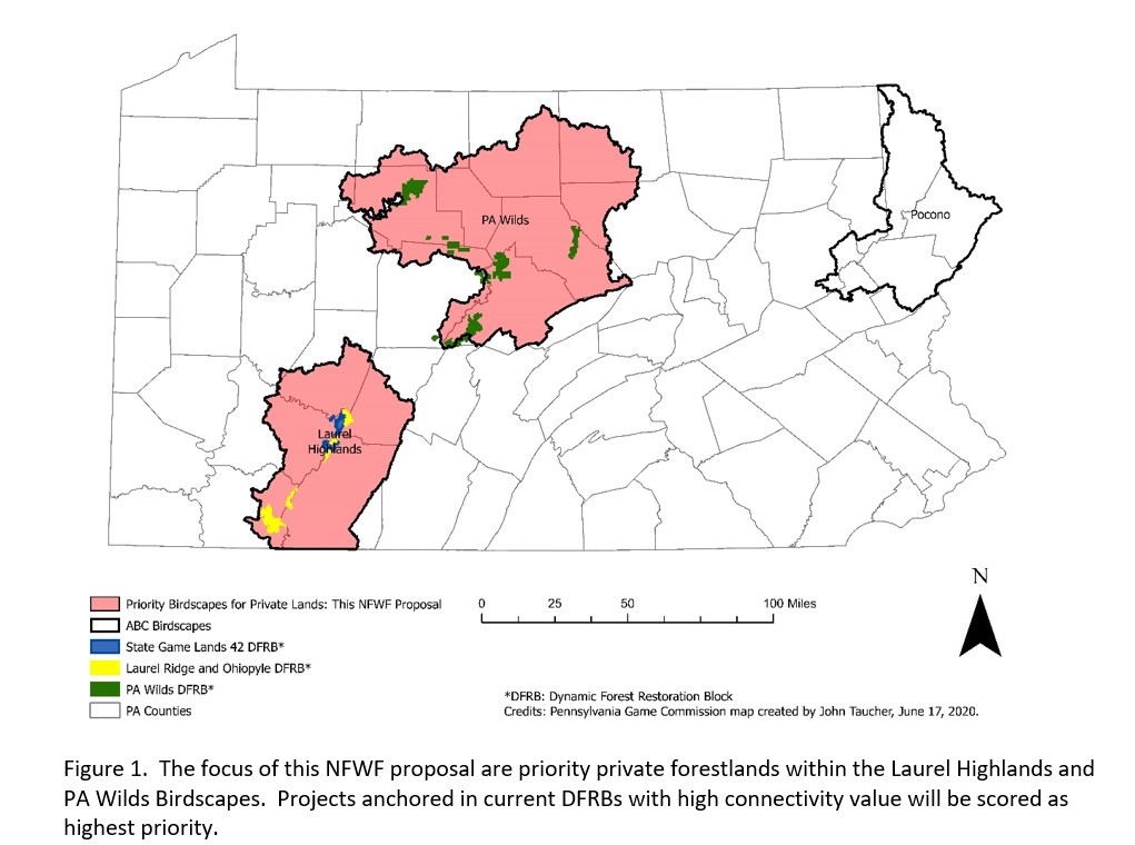 Map-of-PA-NFWF-2020-Project-Focal-Areas