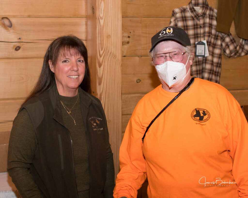 Lisa Rossi, Director of Chapter Relations and Fundraising Events, stands next to Mary Hosmer, a rockstar volunteer in PA